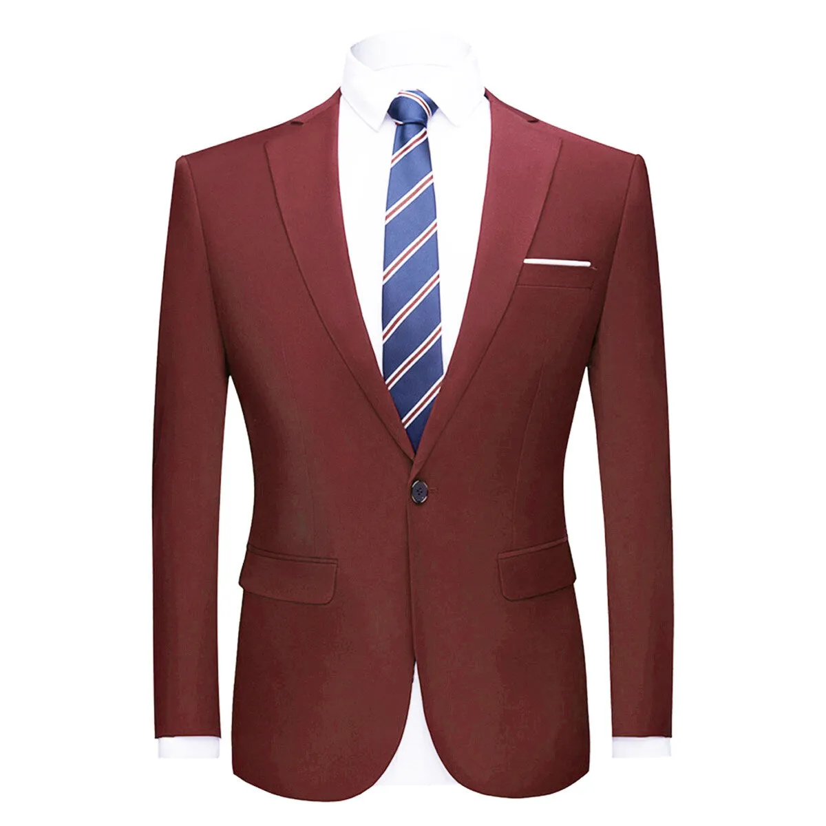 Maroon Stylish Blazer One Button Casual Blazer