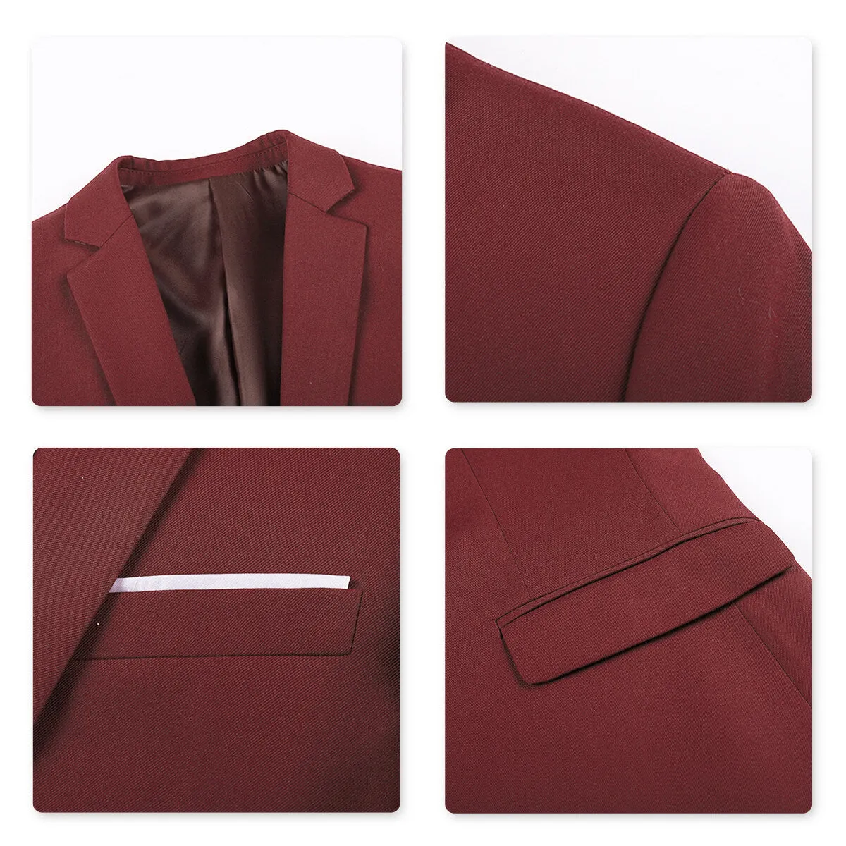 Maroon Stylish Blazer One Button Casual Blazer