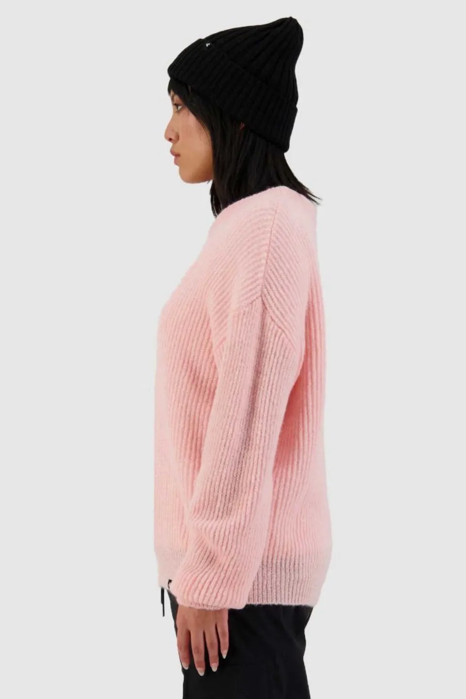 Milly Floss Pink Cozy Knit Crew