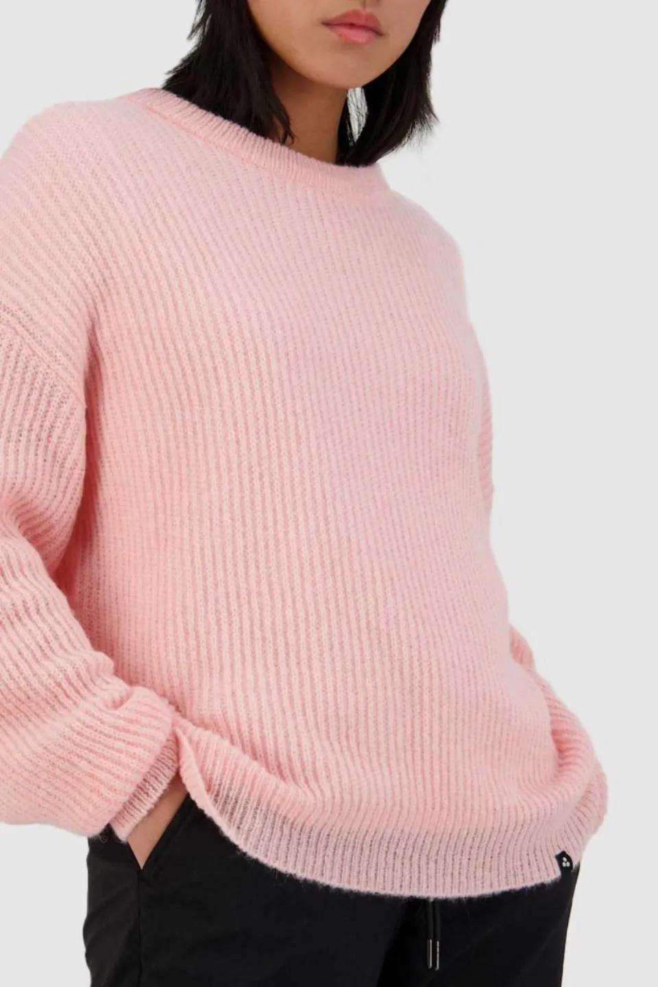 Milly Floss Pink Cozy Knit Crew