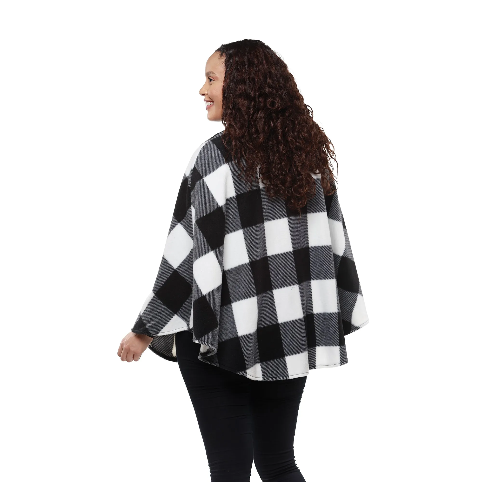 Paige Cozy Coat Full Zip Fleece Poncho