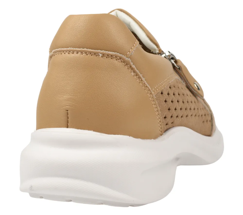 Pantofi casual, dama, FORMAZIONE, CS07 maro, piele naturala