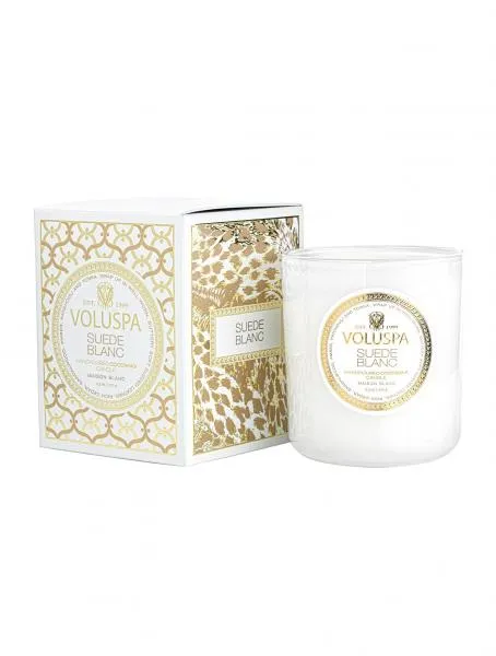 Suede Blanc Classic Candle