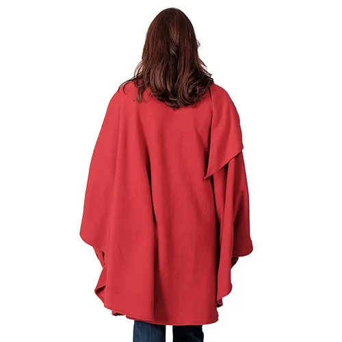 Suzie Cozy Coat Cape with Attached Scarf and Gloves Set