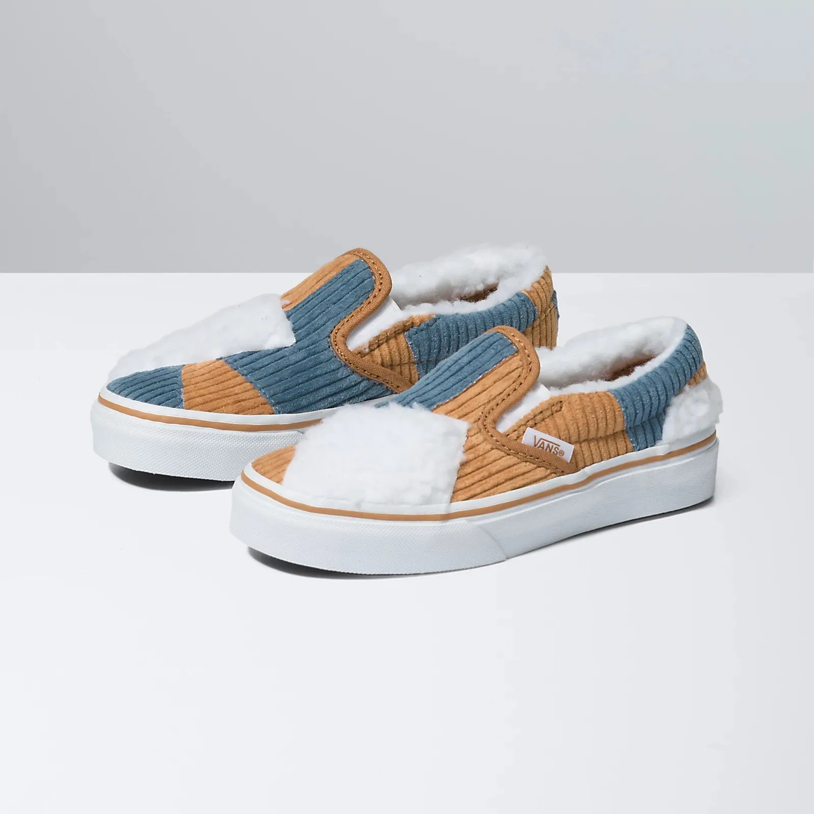 Vans Cozy Cord Classic Slip On Patchwork - Kids