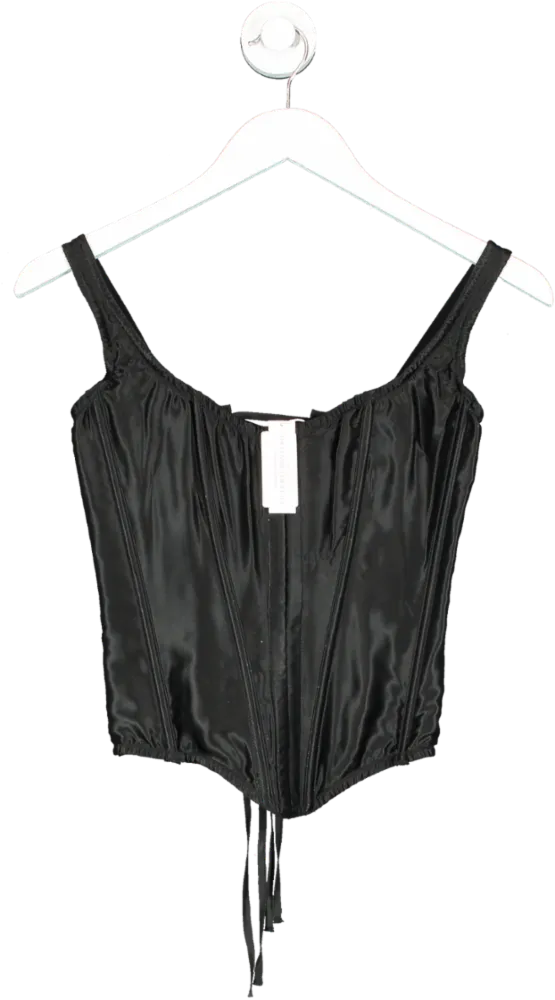 Victorias Secret Black The Classic Corset UK XS