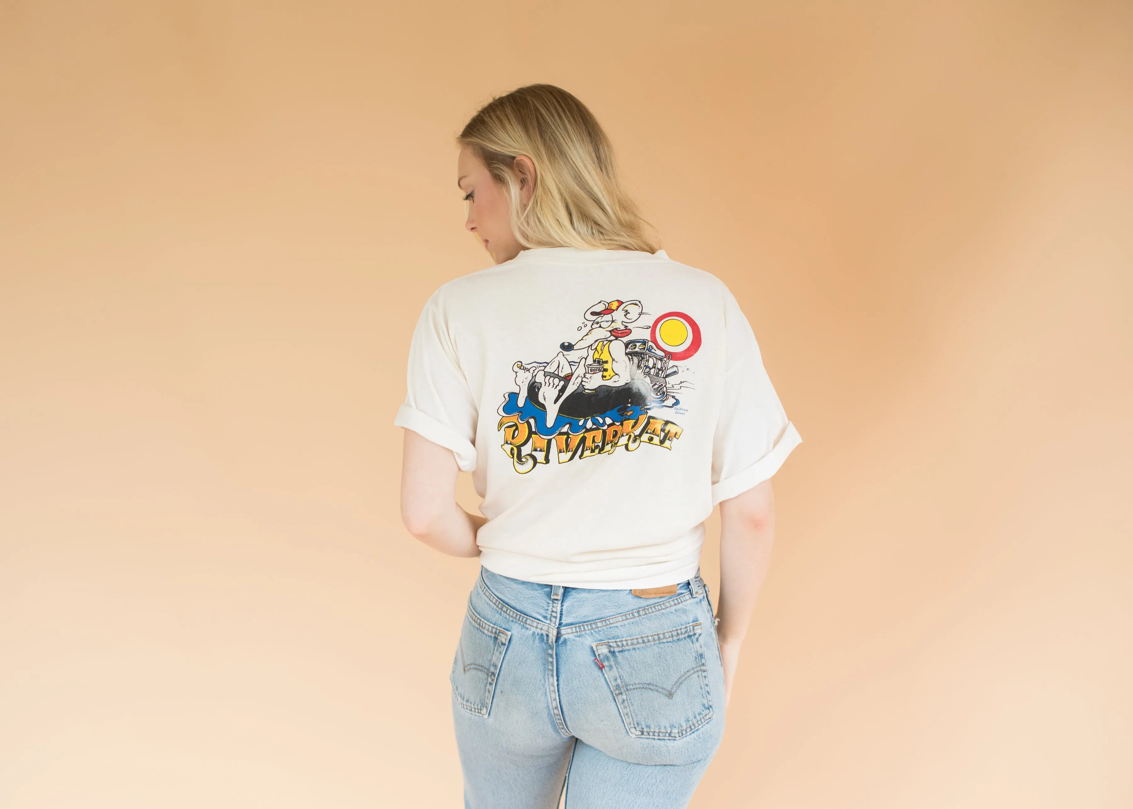 Vintage "River Rat" Marine Tee