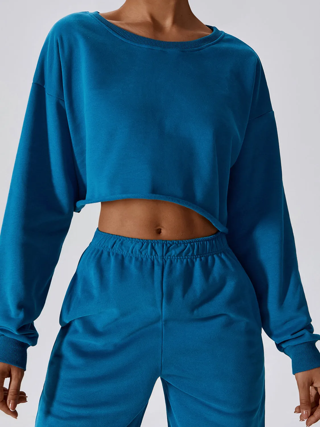 ZASUWA Female Casual Cropped Hoodies